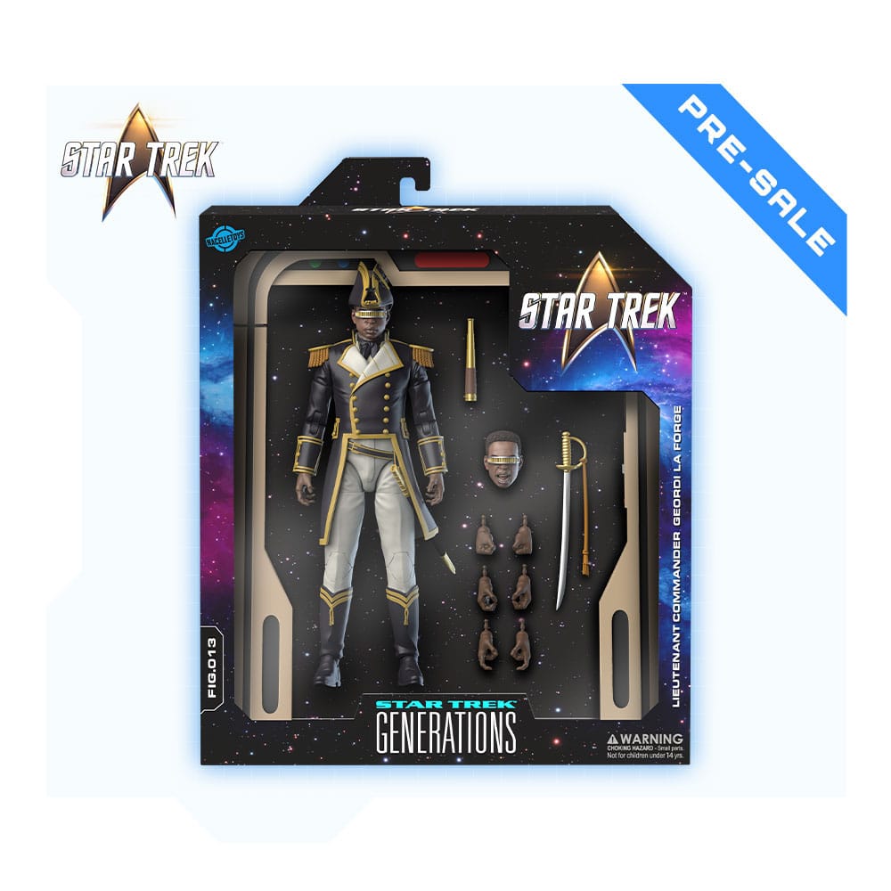 Star Trek: Treffen der Generationen Actionfigur 1/10 Wave 2 Sailor Uniform Geordi La Forge 16 cm