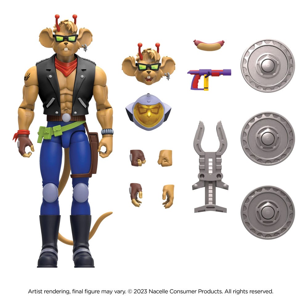Biker Mice From Mars Actionfigur Throttle 18 cm