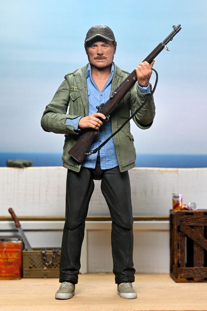 Der weiße Hai Actionfigur Ultimate Sam Quint 50th Anniversary Figure 18 cm