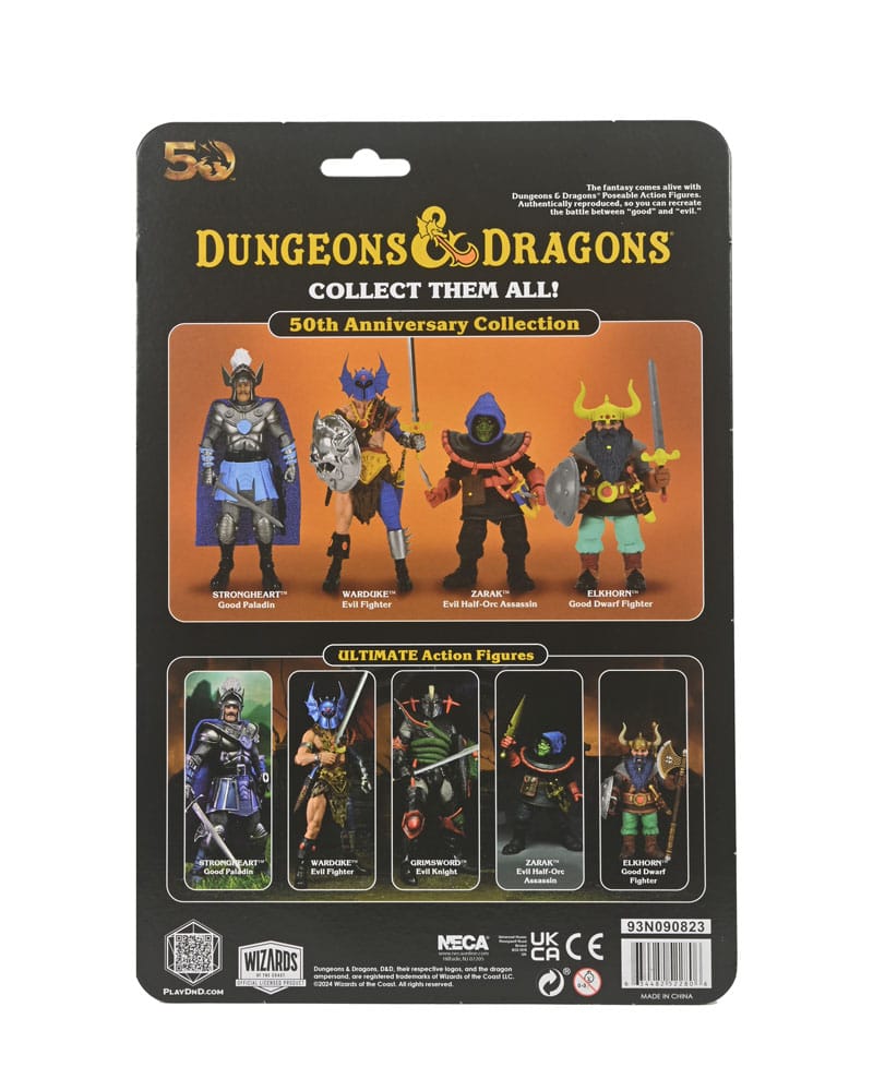 Dungeons & Dragons Actionfigur 50th Anniversary Warduke on Blister Card 18 cm