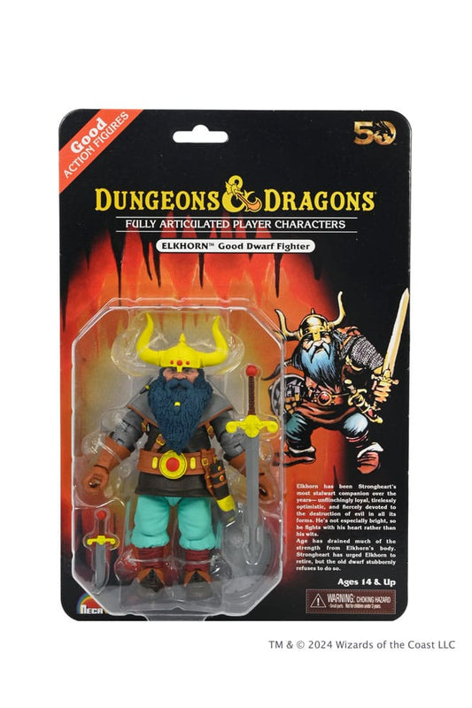 Dungeons and Dragons Scale Actionfigur 50th Anniversary Elkhorn on Blister Card 18 cm