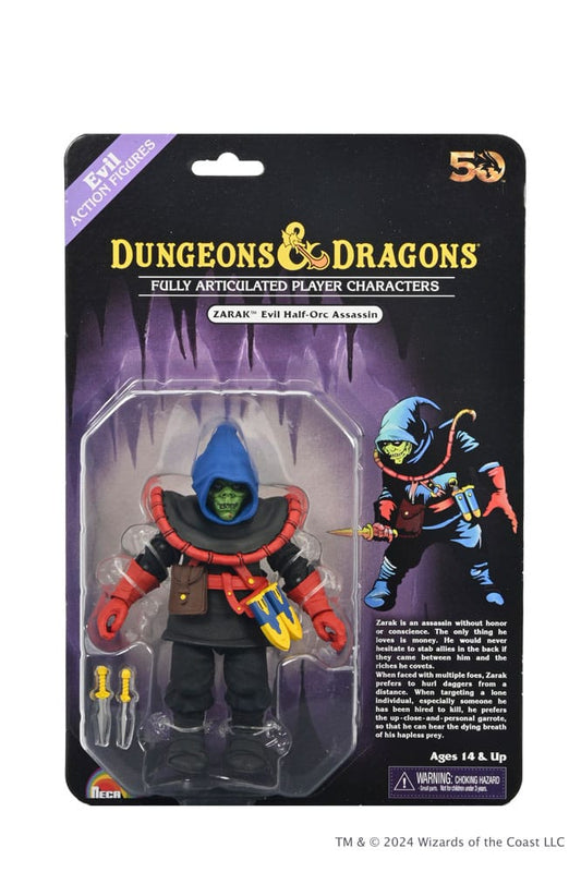 Dungeons and Dragons Scale Actionfigur 50th Anniversary Zarak on Blister Card 18 cm