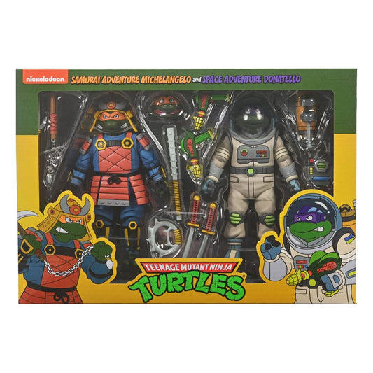 Teenage Mutant Ninja Turtles (Cartoon) Actionfiguren 2er-Pack Space Adventure & Samurai Turtles 18 cm