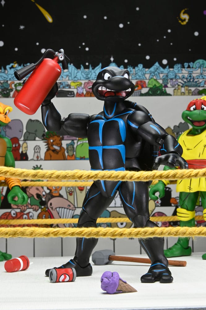 Teenage Mutant Ninja Turtles (Archie Comics) Actionfiguren 4er-Pack Stump Wrestling Turtles 18 cm