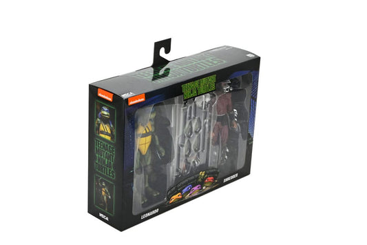 Teenage Mutant Ninja Turtles (1990 Movie) Actionfigur Roof Top Battle Shredder vs Leo 18 cm