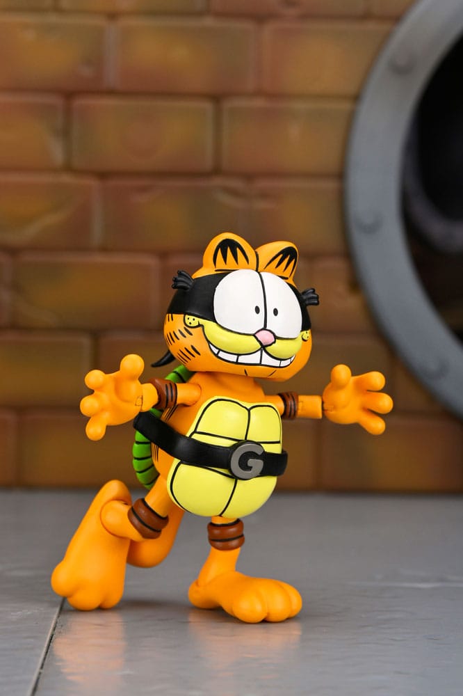 Teenage Mutant Ninja Turtles (Archie Comics) x Garfield 2er-Pack Actionfigur Ultimate Garfello & Odie 10 cm