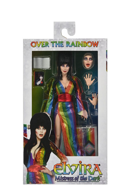Elvira, Mistress of the Dark Clothed Actionfigur Over the Rainbow Elvira 20 cm
