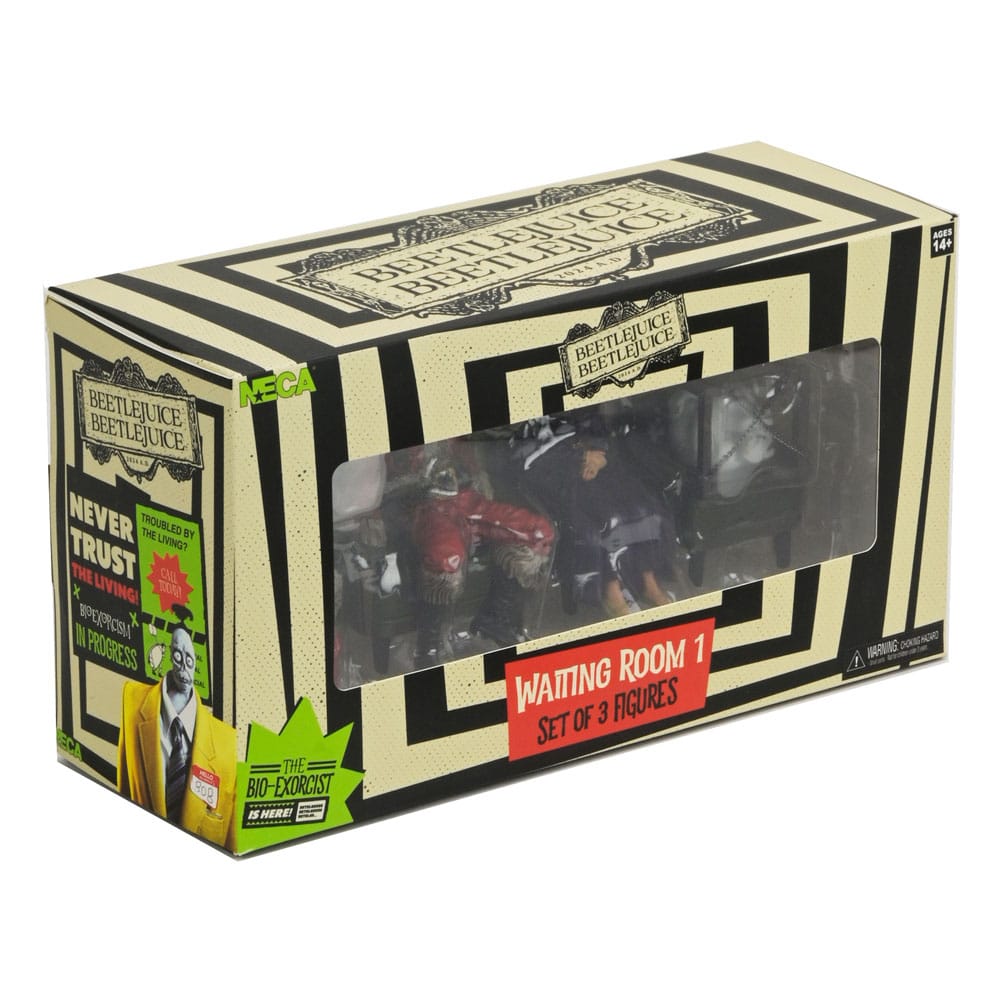 Beetlejuice Beetlejuice Figuren 3er-Pack Waiting Room 1 10 cm