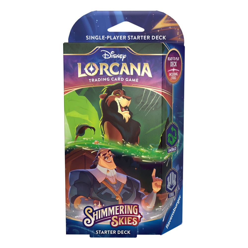 Disney Lorcana TCG Shimmering Skies Starter Decks Display (8) *Englische Edition*