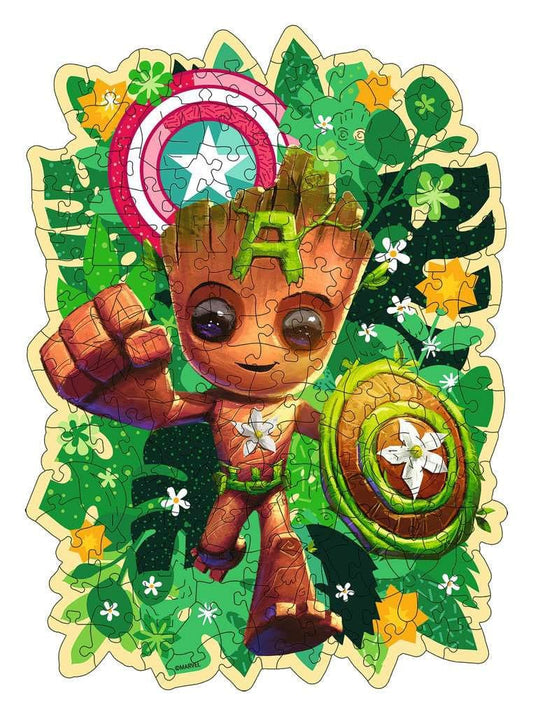 Marvel WOODEN Holz-Puzzle Groot (150 Teile)