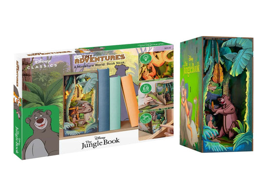 Disney Tiny Adventures Book Nook Mini-Diorama Das Dschungelbuch 23 cm