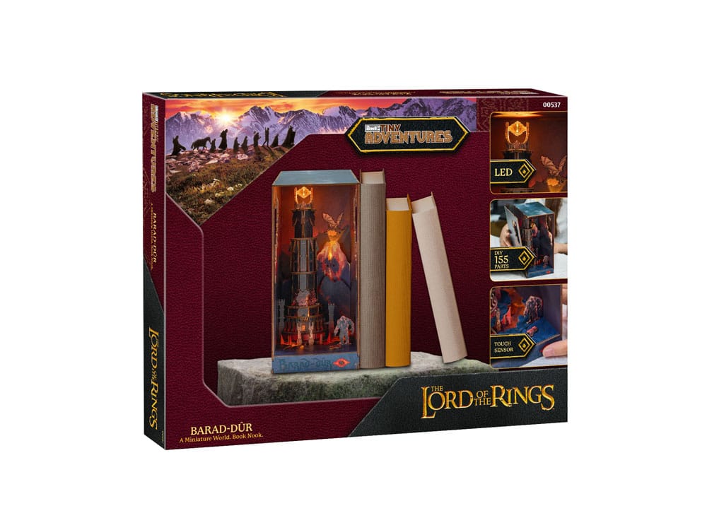 Der Herr der Ringe Tiny Adventures Book Nook Mini-Diorama Barad-Dûr 23 cm