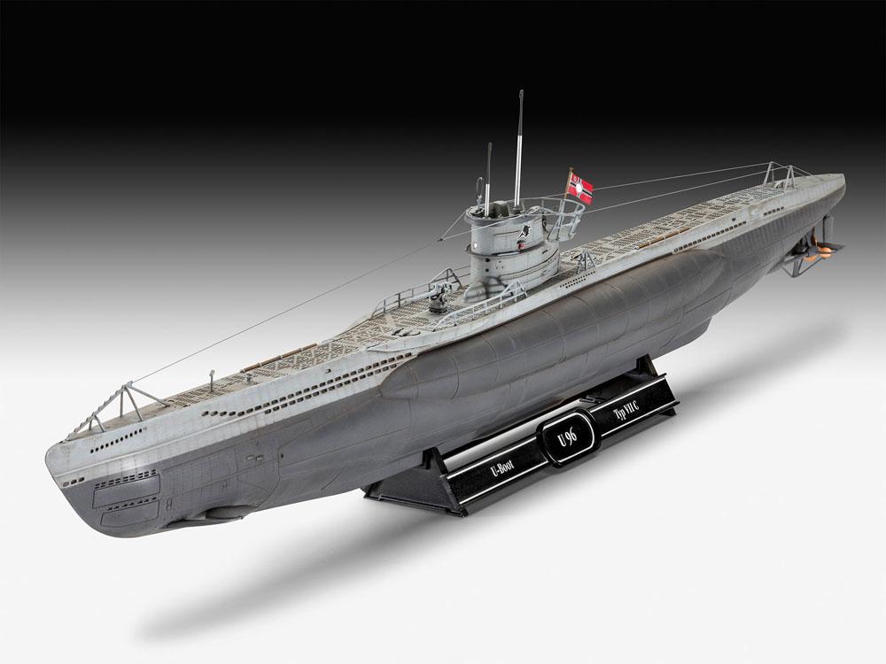 Das Boot Modellbausatz Geschenk-Set 1/144 U-Boot U96 Typ VII C 40th Anniversary 46 cm