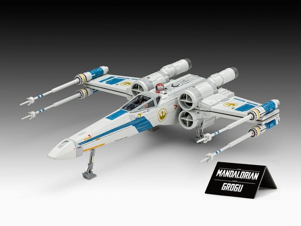 Star Wars The Mandalorian and Grogu Revell Modellbausatz 1/57 New Republic X-Wing Fighter 22 cm