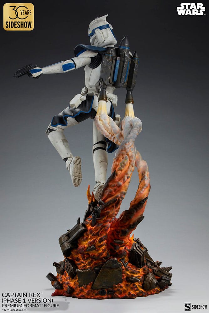 Star Wars Premium Format Figur Captain Rex (Phase 1 Version) Sideshow Exclusive 68 cm