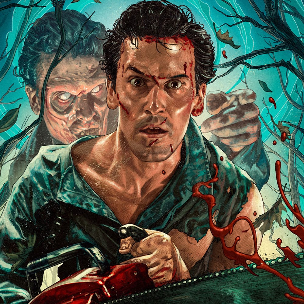 Tanz der Teufel 2 Kunstdruck Ash Williams 46 x 61 cm - ungerahmt