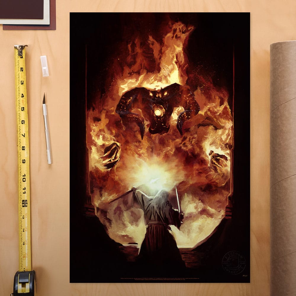 Der Herr der Ringe Kunstdruck The Flame of Anor 46 x 61 cm - ungerahmt