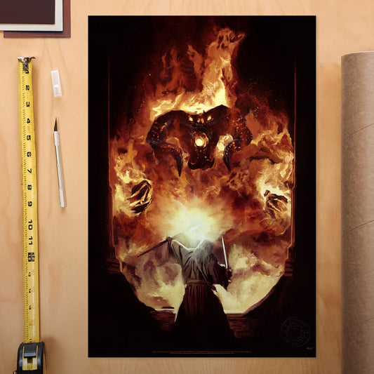 Der Herr der Ringe Kunstdruck The Flame of Anor 46 x 61 cm - ungerahmt