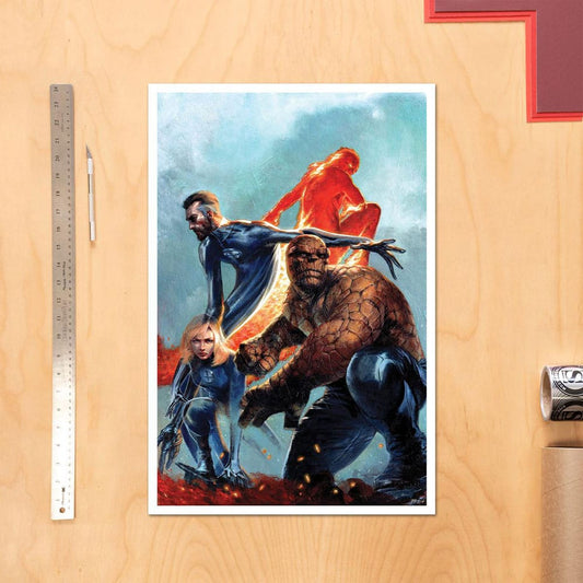 Marvel Kunstdruck The Fantastic Four 41 x 61 cm - ungerahmt