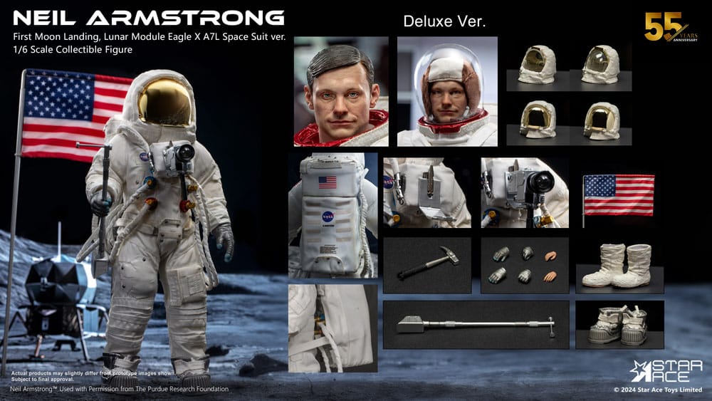 Neil Armstrong Actionfigur 1/6 Neil Armstrong Deluxe Version 30 cm