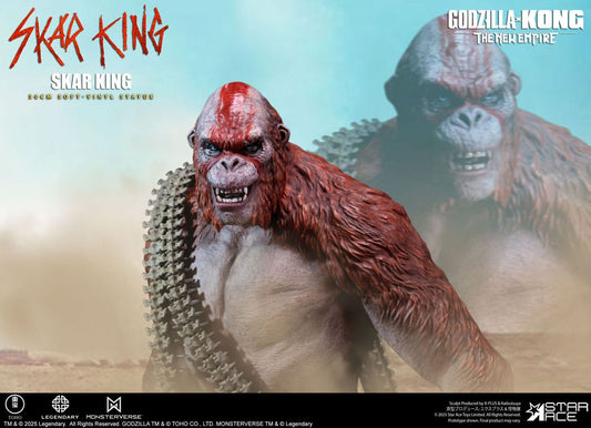 Godzilla vs. Kong: The New Empire Soft Vinyl Statue Skar King Unleash the Titan 30 cm
