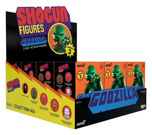 Godzilla Toho (Shogun V3) Actionfigur Blind Box Wave 9 Display (12)