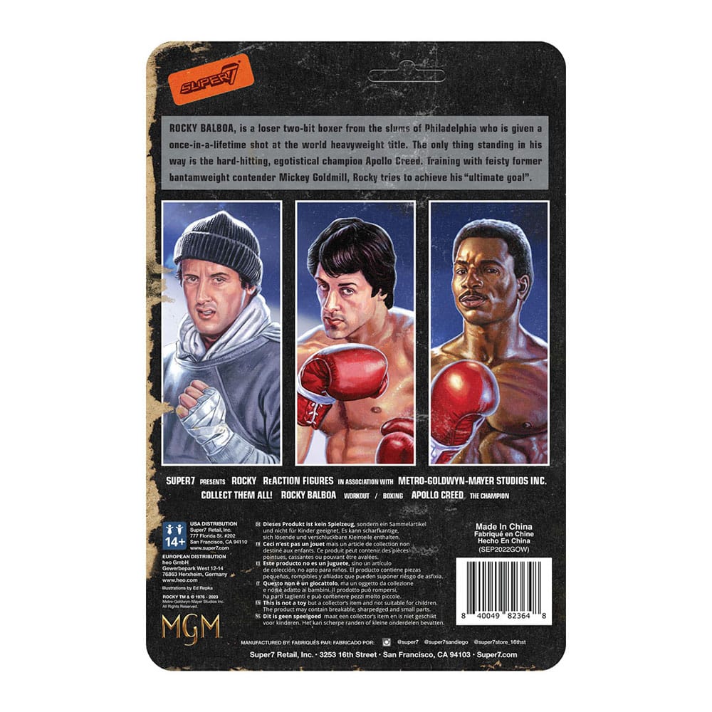 Rocky  ReAction Actionfigur Rocky Balbloa Workout 10 cm