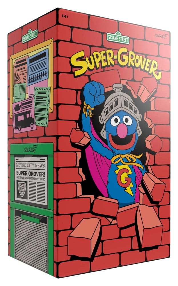 Sesamstraße Supersize Vinyl Figur Super Grobi 36 cm
