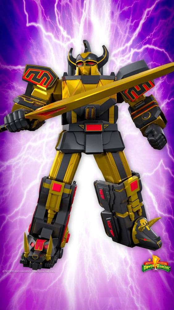 Power Rangers Ultimates Actionfigur Megazord (Black/Gold) 18 cm