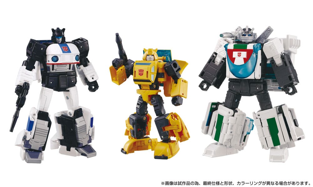 Transformers Dramatic Capture Series Actionfiguren 3er-Pack Cybertron Chase
