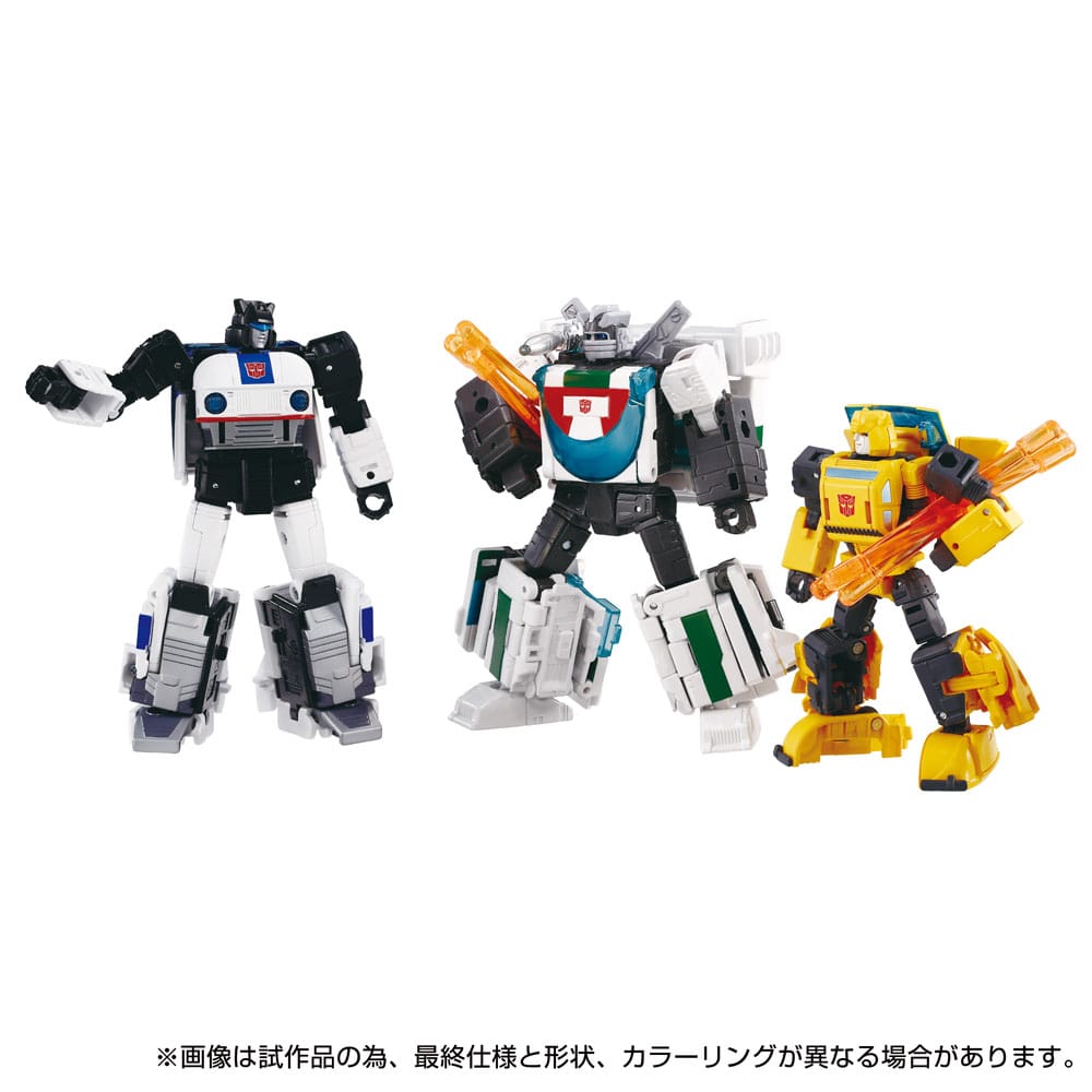 Transformers Dramatic Capture Series Actionfiguren 3er-Pack Cybertron Chase