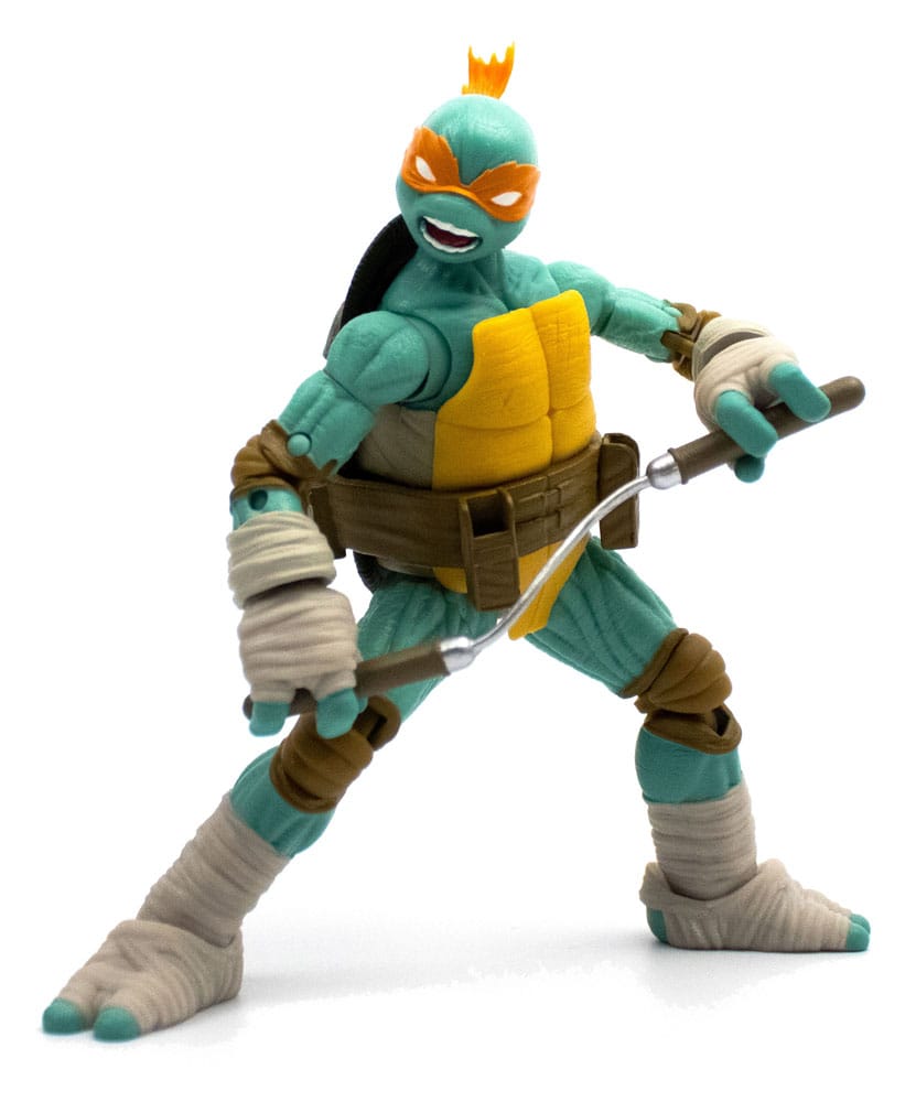 Teenage Mutant Ninja Turtles BST AXN Actionfigur Michelangelo (IDW Comics) 13 cm