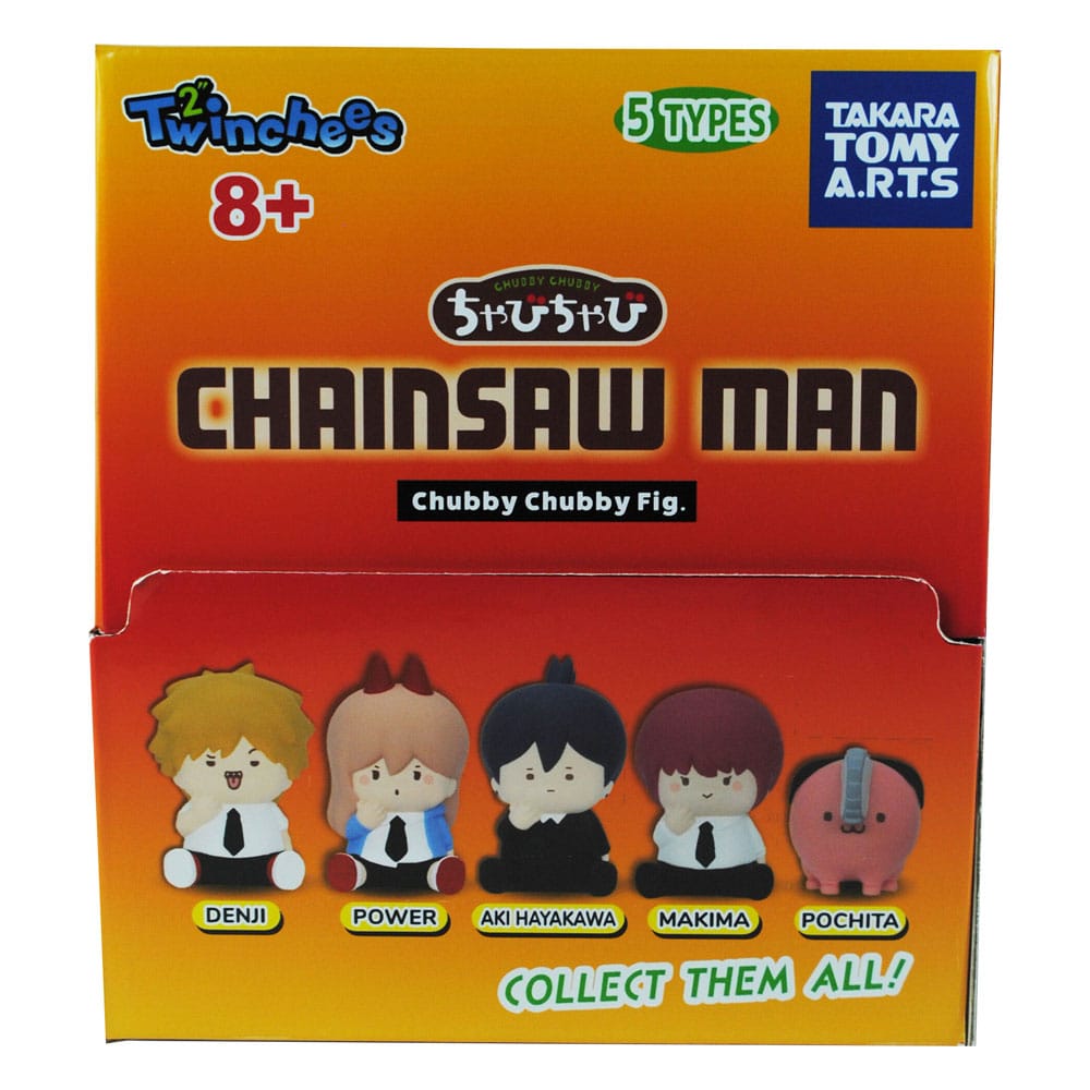 Chainsaw Man Twinchees Minifiguren Chubby Chubby 5 cm Display (24)