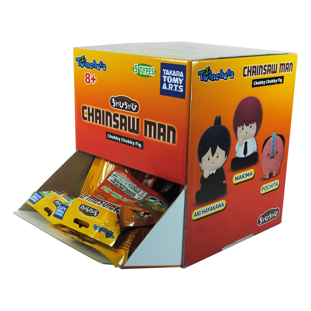 Chainsaw Man Twinchees Minifiguren Chubby Chubby 5 cm Display (24)