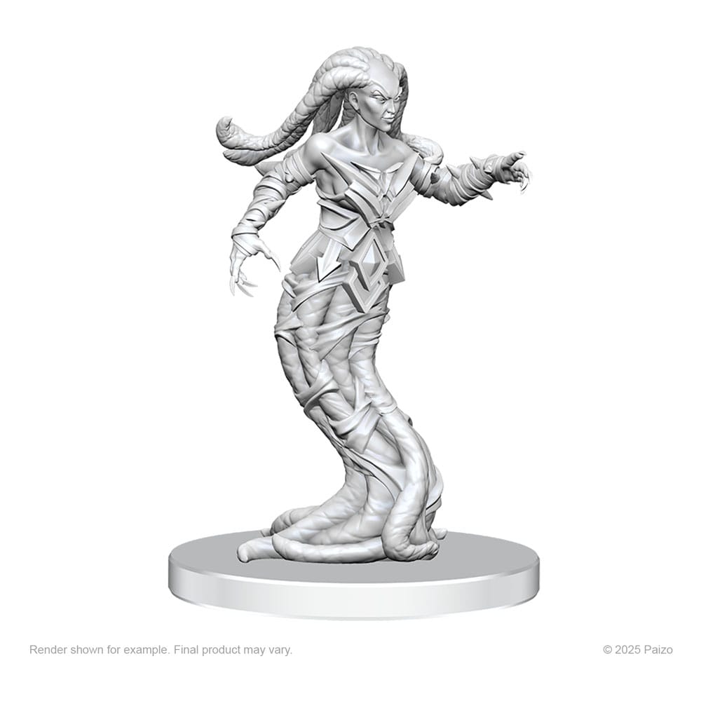 Pathfinder Deep Cuts Miniaturen unbemalt Gylou (Handmaiden Devil) & Ferrugon (Rust Devil)