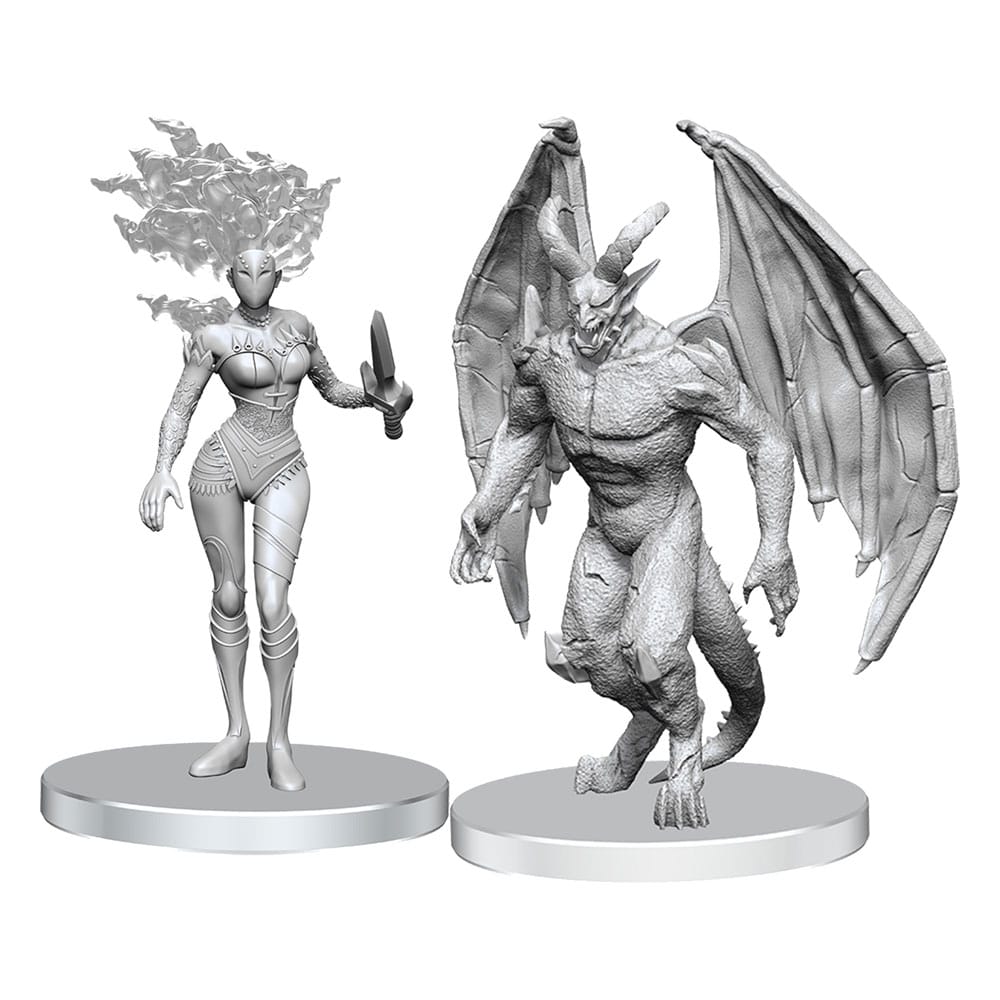 Pathfinder Deep Cuts Miniaturen unbemalt Gargoyle & Shae