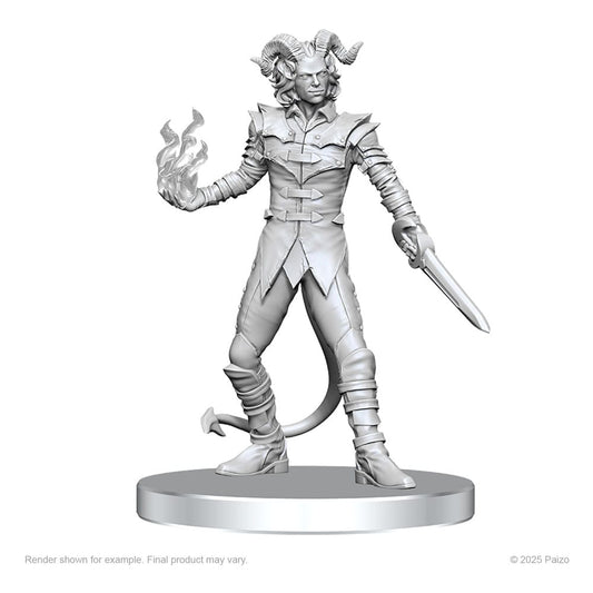 Pathfinder Deep Cuts Miniaturen unbemalt Vordine (Infantry Devil) & Pitborn Rogue