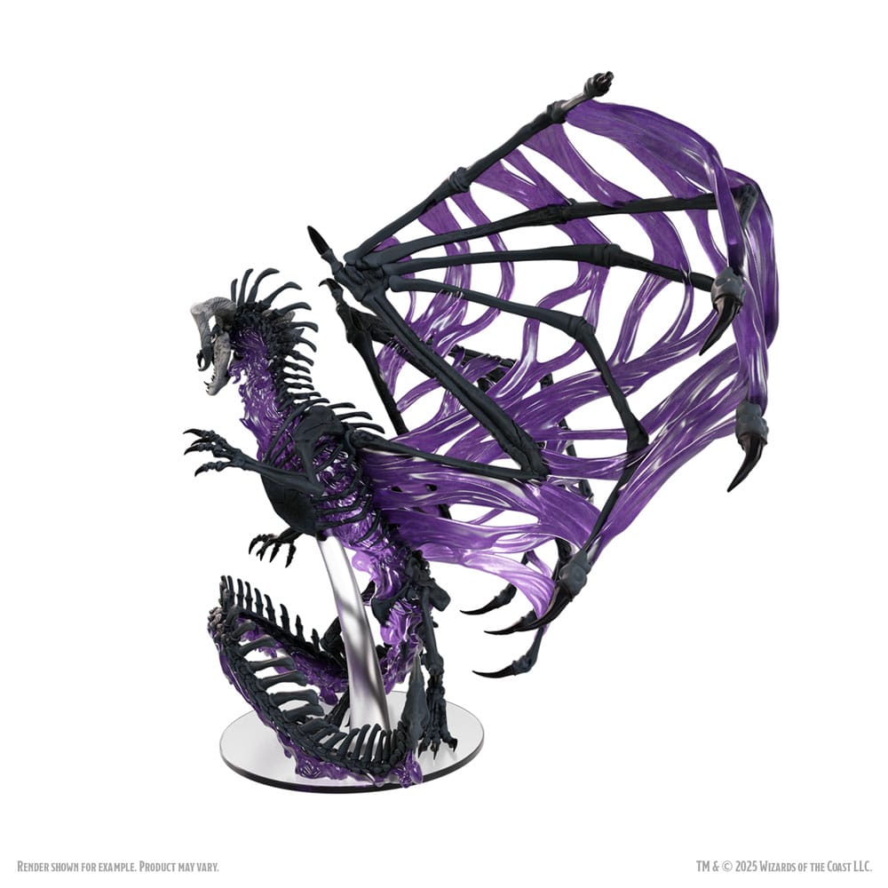 D&D Icons of the Realms Boxed Miniaturen vorbemalt Black Dracolich 30 cm