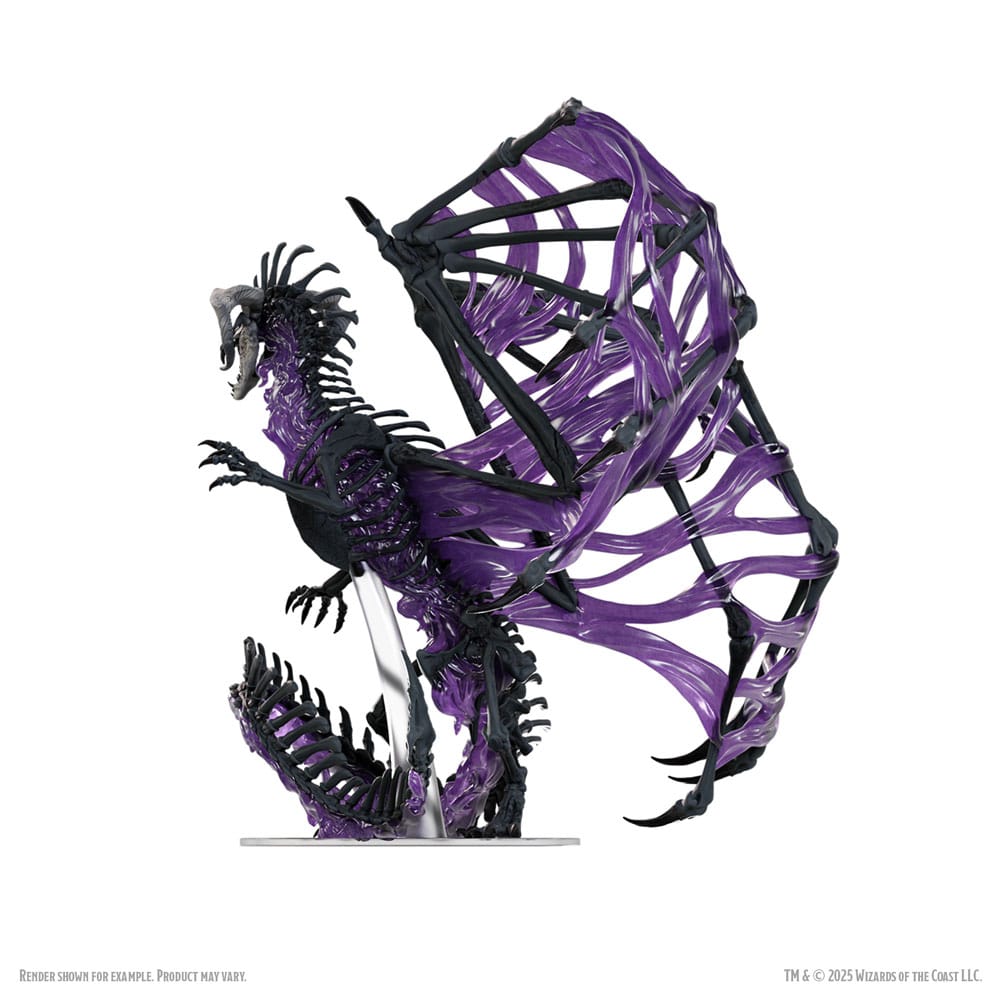D&D Icons of the Realms Boxed Miniaturen vorbemalt Black Dracolich 30 cm