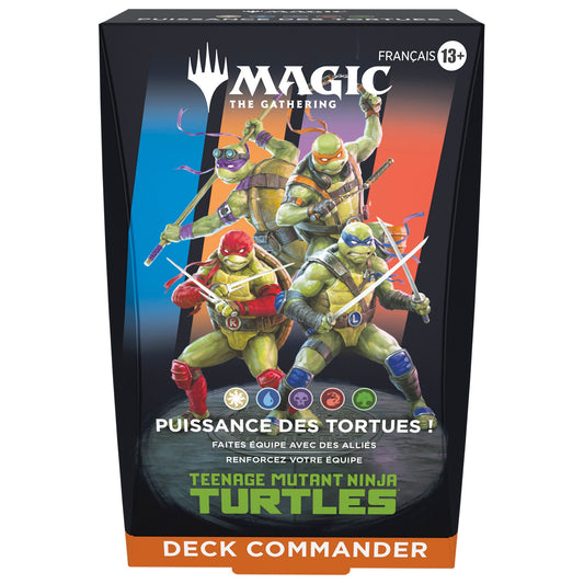 Magic the Gathering Teenage Mutant Ninja Turtles Commander-Decks Umkarton (4) französisch