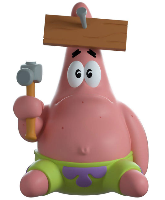 SpongeBob Schwammkopf Vinyl Figur Nail on Head Patrick 10 cm
